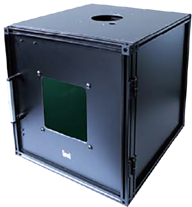 Safety box for laser markers